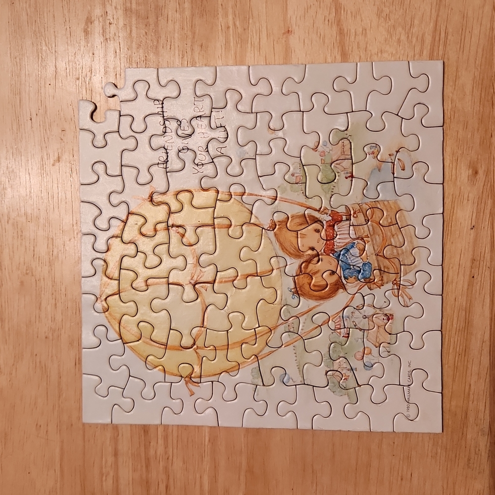 Vintage Springbok 1982 Hallmark Cards Friendship Gives Your Heart a Lift puzzle